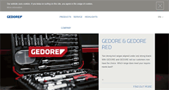 Desktop Screenshot of gedoretools.com