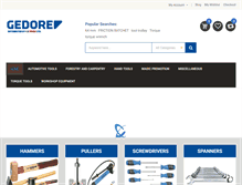 Tablet Screenshot of gedoretools.co.uk